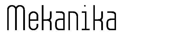 Mekanika字体