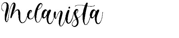 Melanista字体