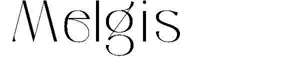 Melgis字体