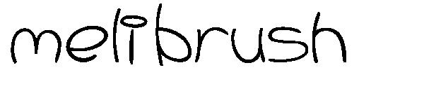 Meli Brush字体