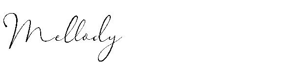 Mellody字体