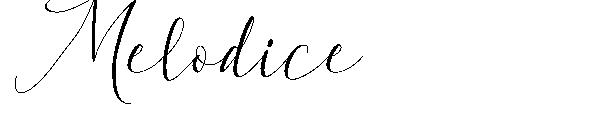 Melodice字体