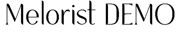 Melorist DEMO字体