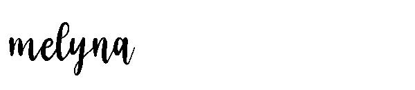 melyna字体