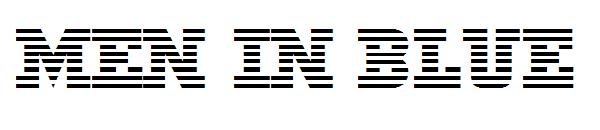 Men In Blue字体