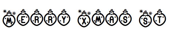 Merry Xmas St字体