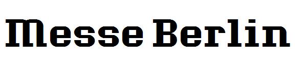Messe Berlin字体