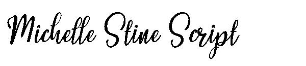Michelle Stine Script字体