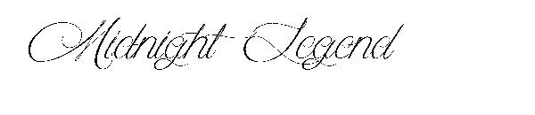 Midnight Legend字体