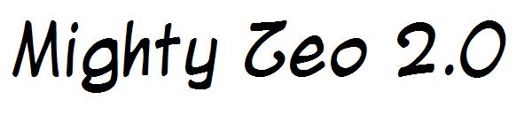 Mighty Zeo 2.0字体