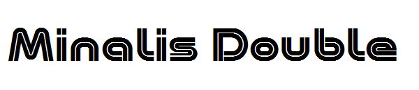Minalis Double字体