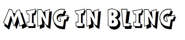 Ming in Bling字体