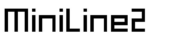 MiniLine2字体