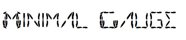 Minimal Gauge字体