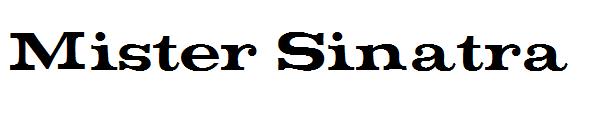 Mister Sinatra字体
