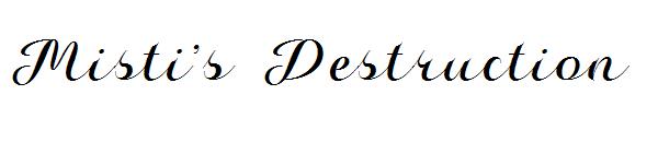 Misti's Destruction字体