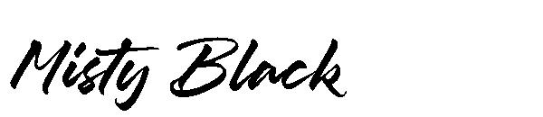 Misty Black字体
