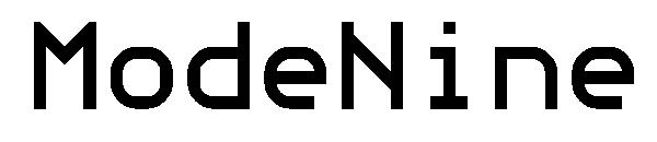 ModeNine字体