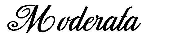 Moderata字体