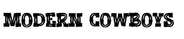 Modern Cowboys字体