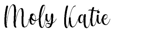Moly Katie字体