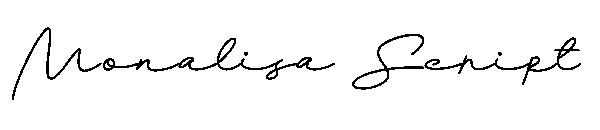 Monalisa Script字体