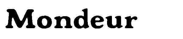 Mondeur字体