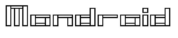 Mondroid字体