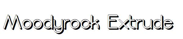 Moodyrock Extrude字体
