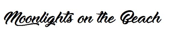 Moonlights on the Beach字体