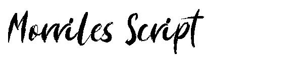 Morriles Script字体