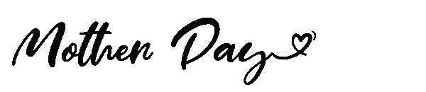 Mother Day字体