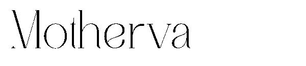 Motherva字体