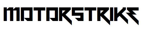 Motorstrike字体