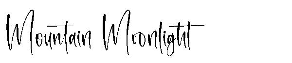 Mountain Moonlight字体