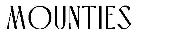 Mounties字体