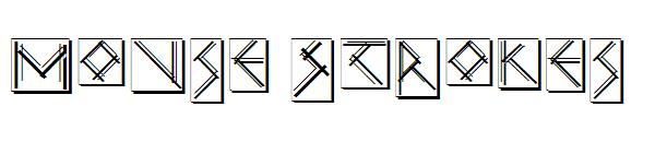 Mouse Strokes字体