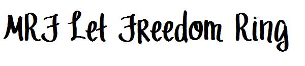 MRF Let Freedom Ring字体