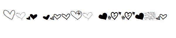 MTF Heart Doodle字体