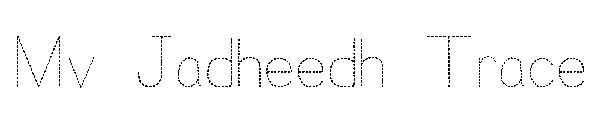 Mv Jadheedh Trace字体