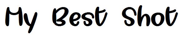 My Best Shot字体