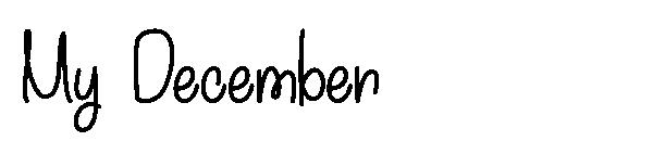 My December字体