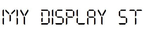 My Display St字体
