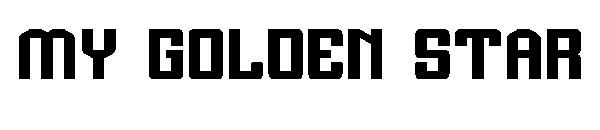 MY GOLDEN STAR字体