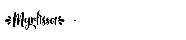Myrlissa -字体