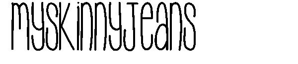 MySkinnyJeans字体