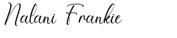 Nalani Frankie字体