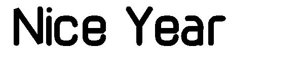 Nice Year字体