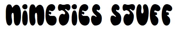Nineties Stuff字体