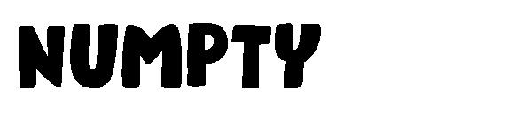 Numpty字体